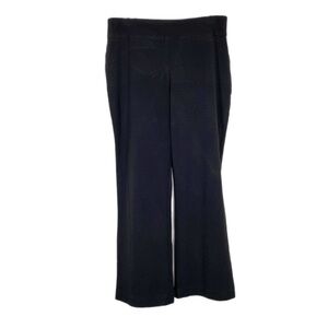 NY Sake Black Stretch Waist Pull-Om Career Pants